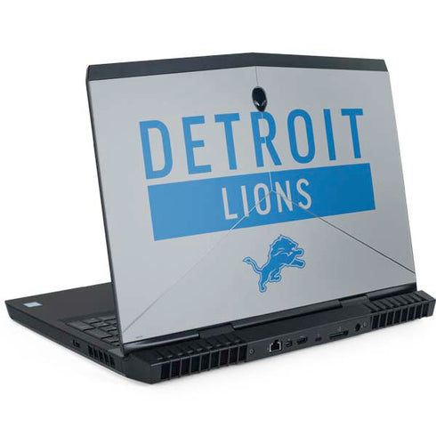 NFL Detroit Lions Grey Performance Series Dell Alienware Skin